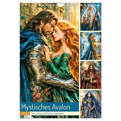 Mystisches Avalon. Der Zauber keltischer Legenden (Wandkalender 2027 DIN A4 hoch), CALVENDO Monatskalender