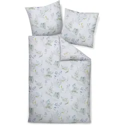 Bettwäsche MOMENTS Mako-Satin ( 155x220 cm, mit 1 Kissen) - 155x200 cm, mit 1 Kissen