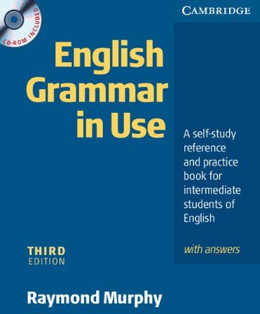 Raymond Murphy - English grammar in use : a self-study reference and pratice book for intermediate students of English, with answers - Preis vom 15.10.2026 23:06:25 h