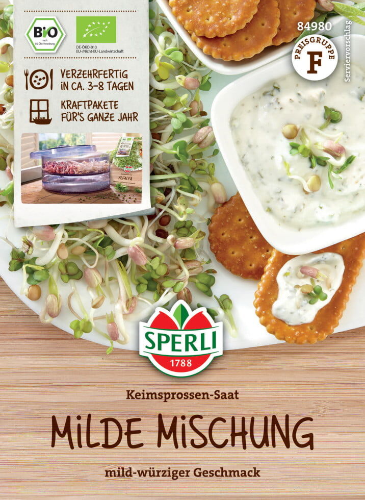 Sperli BIO Keimsprossen-Saat Milde Mischung