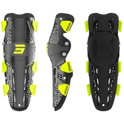Shot, Motorradprotektor, AIRFLOW Knieprotekor schwarz-neongelb uni (One Size)