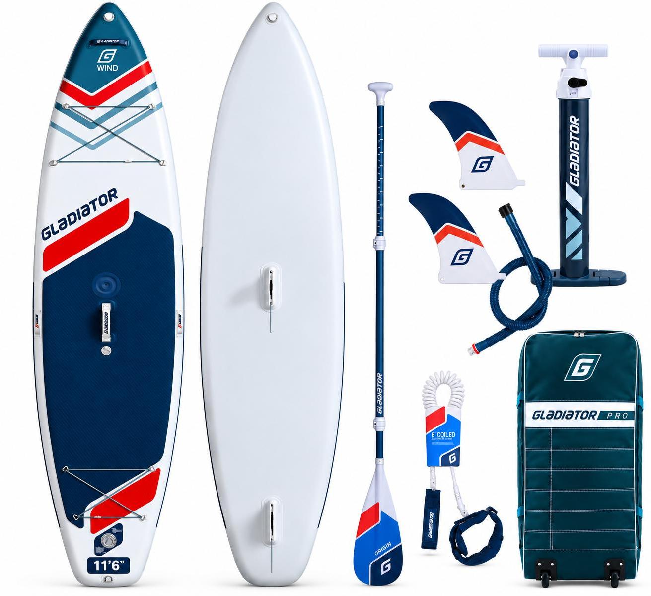 Gladiator Pro WindSUP 11'6 SC 2026 Touring SUP Board mit WindSUP Option