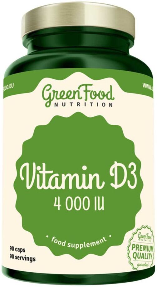 Green Food GreenFood Nutrition Vitamin D3 4.000 IU Kapseln 90stk