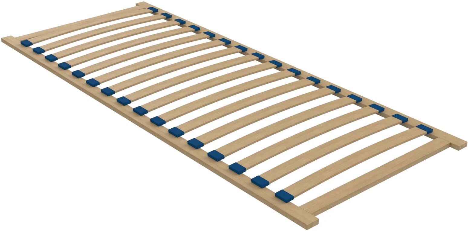 garneroarredamenti Rete singola 100x200cm a doghe senza piedini Elba