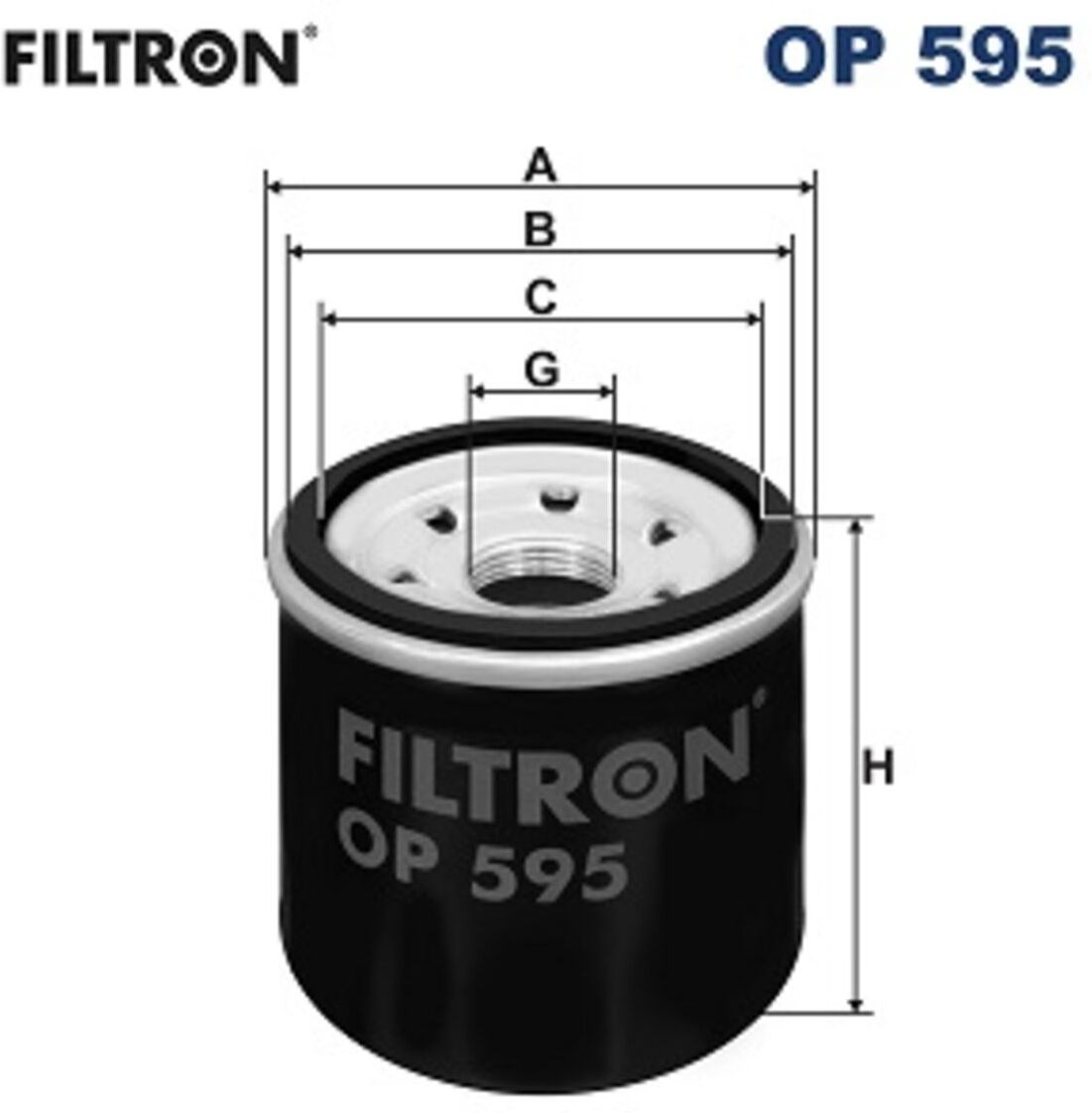 Ölfilter FILTRON OP595