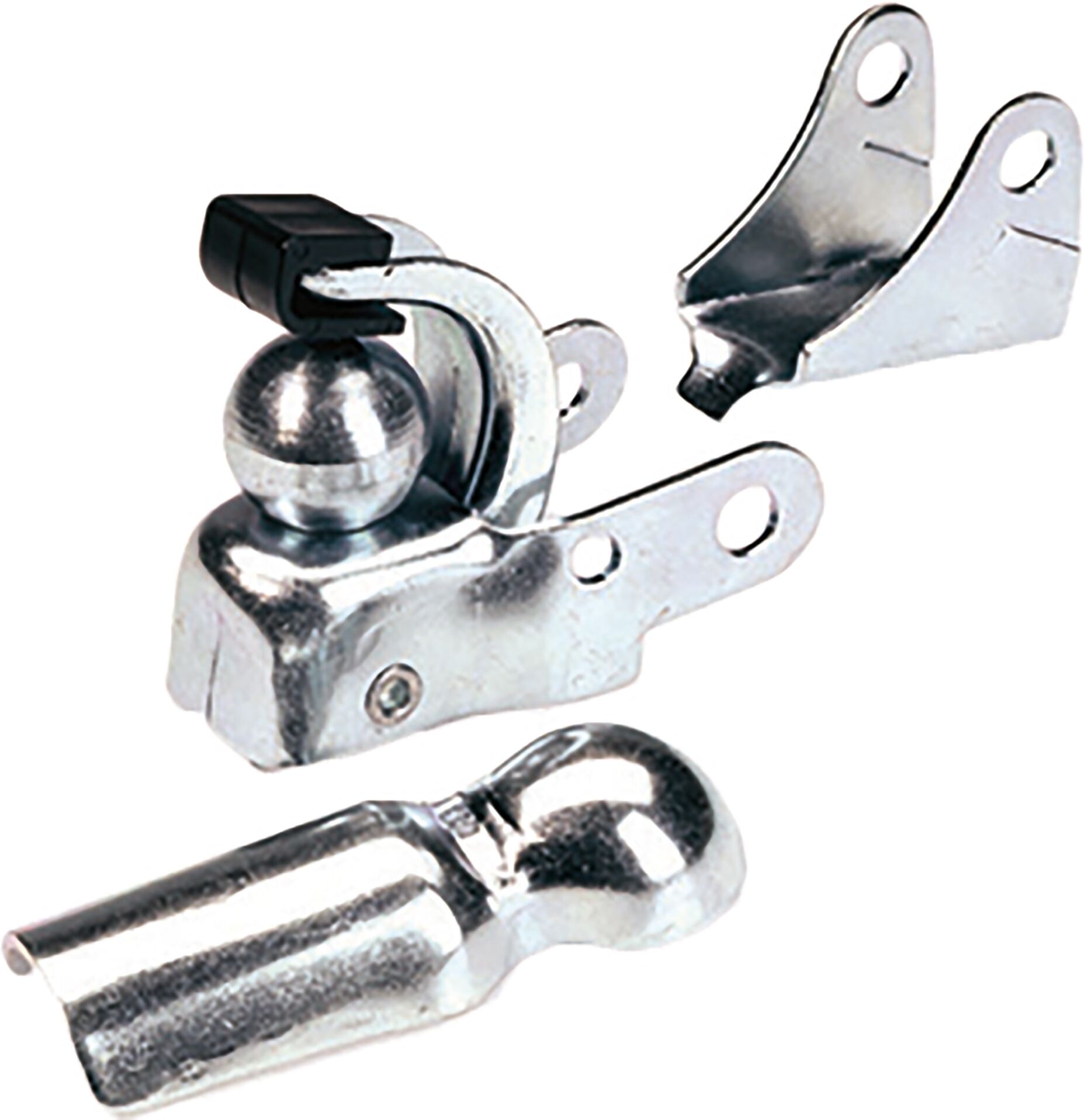 Anhängerkupplung PROPHETE "Fahrrad Anhängerkupplung", silber (silberfarben), Anhängevorrichtungen, B/H/L: 14cm, Aluminium, L:14cm