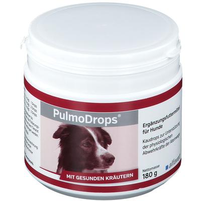 Pulmodrops Ergänzungsfutterm.Kaudrops f.Hunde 180 g Kautabletten