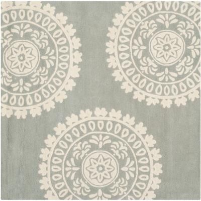 SAFAVIEH Handmade Bella Onie Modern Floral Wool Rug