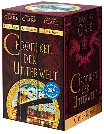 Cassandra Clare - Chroniken der Unterwelt: Ciry of Bones. City of Ashes. City of Glass - Preis vom 09.10.2026 07:28:09 h