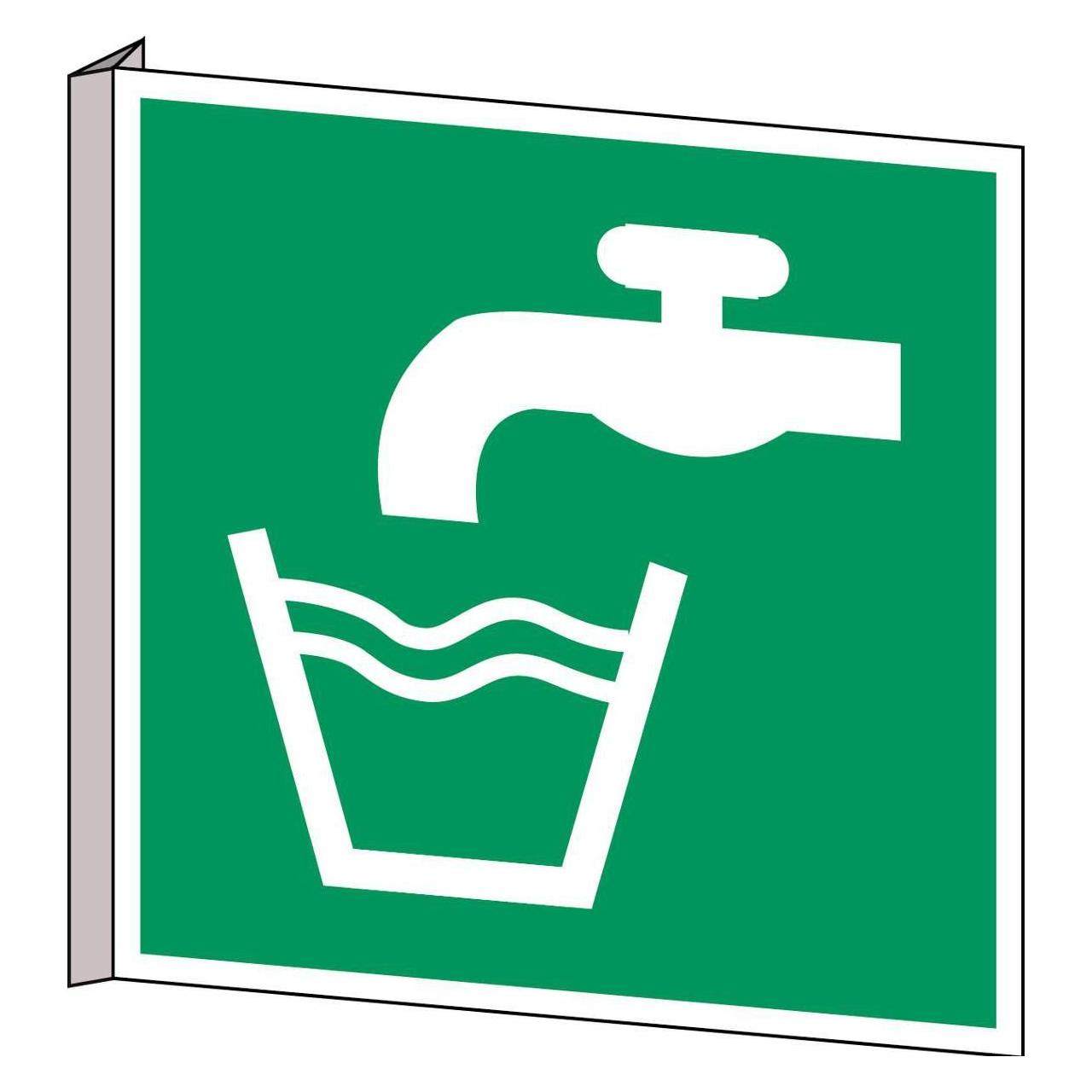 Brady ISO-Sicherheitsschild - Trinkwasser (PIC E015-253X253-BIPVC-CRD/1)