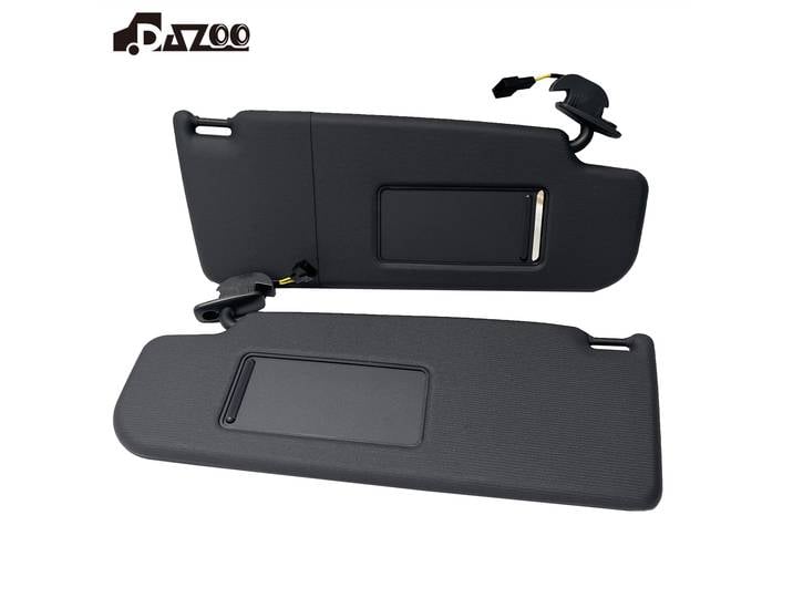 Pare-soleil noir avant L ou R côté 5U0857551 5U0857552 3B0857552, pour VW Golf 4 Jetta MK4 Passat B5 Beetle Skoda 1998 – 2013