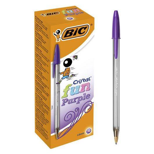 Bic Kugelschreiber Cristal 20 Stück Lila (20x) (929055)