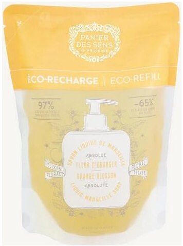 Sapone liquido Panier des Sens Ricarica marsiglia fiori d'arancio