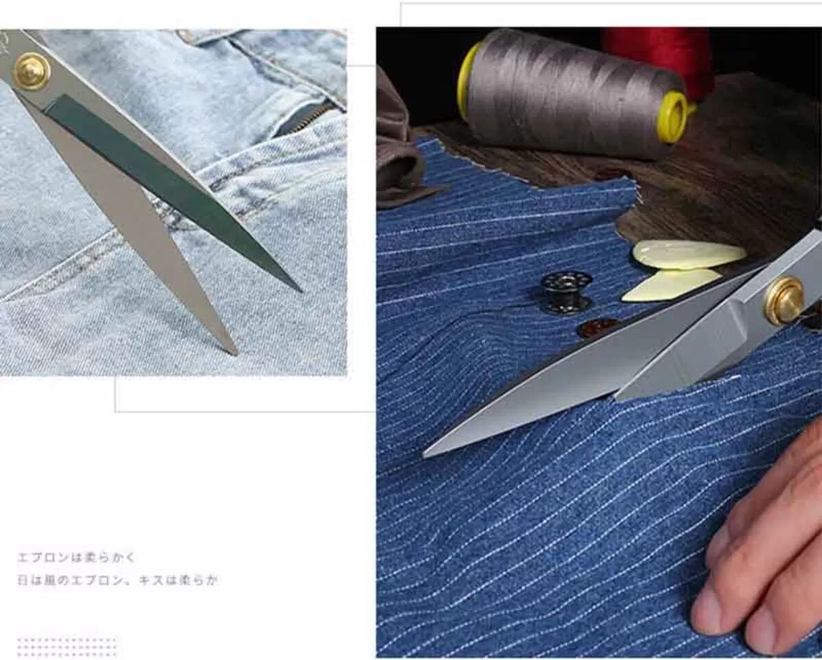 INF 21,5cm (8,5 Zoll) Japanische Schneiderschere - Stoffschere aus Edelstahl