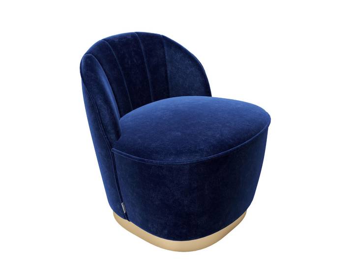 Playboy Sessel Playboy, Blau, Vintage, 67x70x71 cm, Wohnzimmer, Sessel, Sonstige Sessel