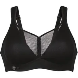 ANITA ACTIVE Anita Active Damen Sport-BH - Air Control, Bustier, extra leicht, atmungsaktiv, Größe 85E in Schwarz Schwarz