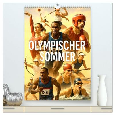 Olympischer Sommer (hochwertiger Premium Wandkalender 2026 DIN A2 hoch), Kunstdruck in Hochglanz