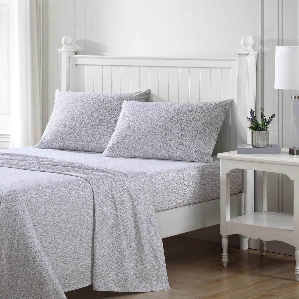 Kingsize Lakenset van 100% Katoen Percal in Paars