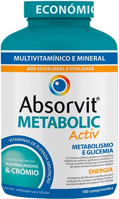 Absorvit Metabolic Activ 100 comprimidos