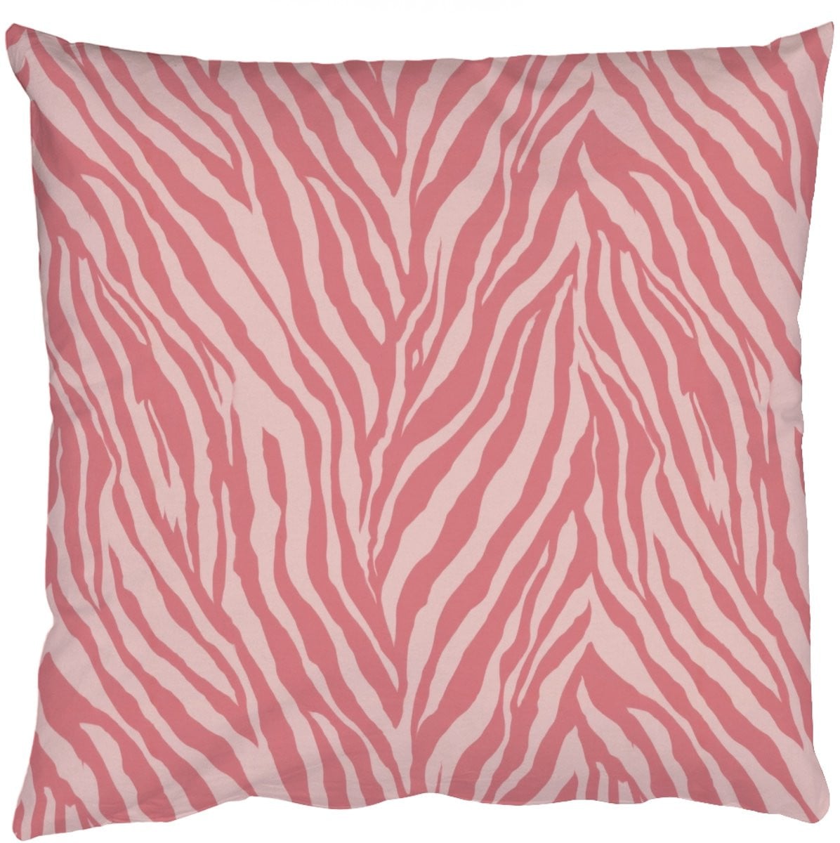 Sierkussen Zebra Print Roze 60 x 60 cm