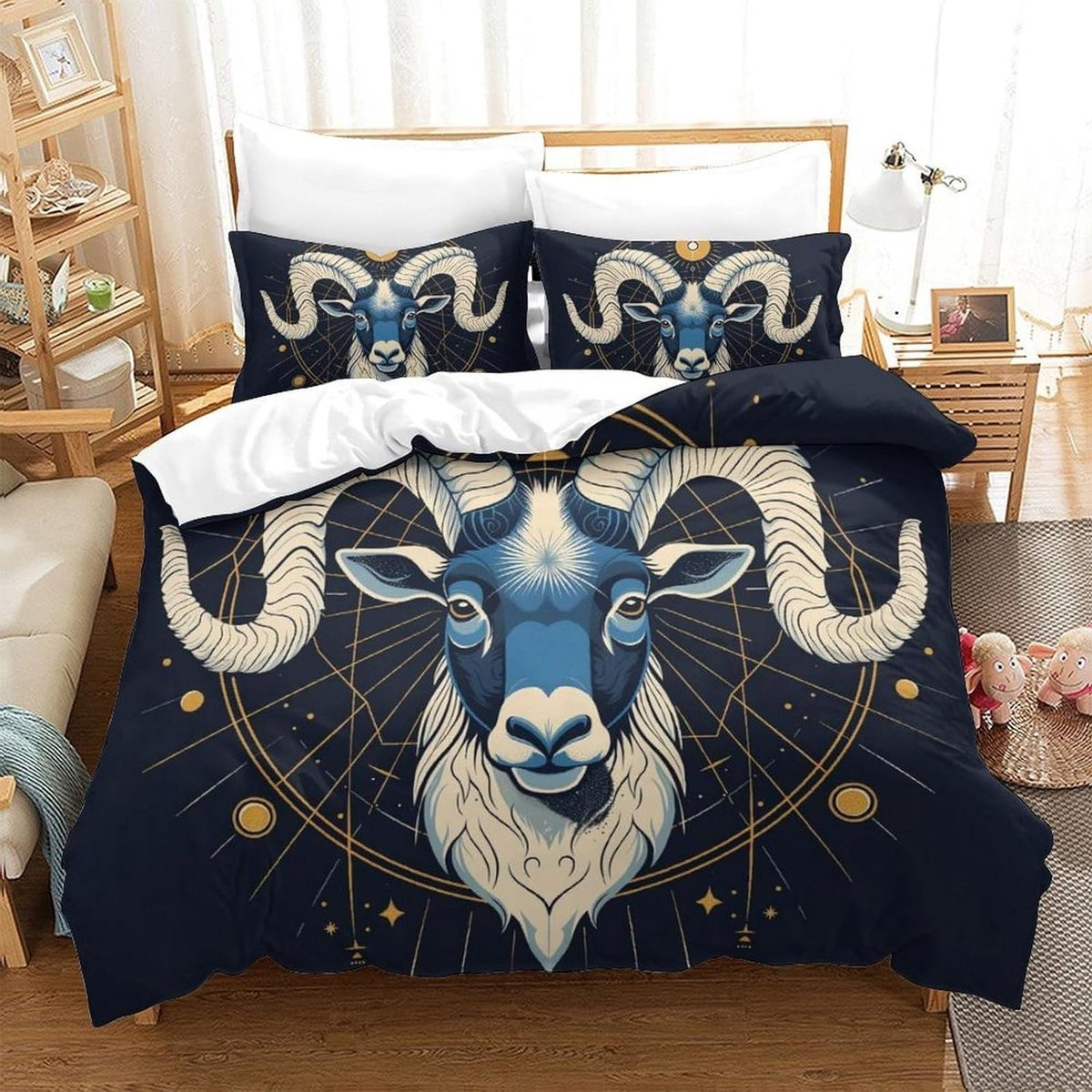 Dekbedovertrek Set met 3D Print Design - Super Kingsize - Stijl-6