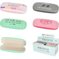 Brillenetui SPRUCH (BHT 16,20x6,20x4 cm) - BHT 16,20x6,20x4 cm