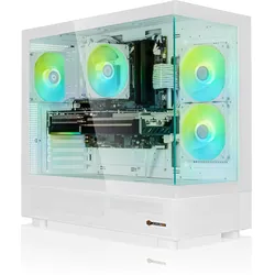 AURUMPC Snow Gaming PC AMD Ryzen 9 9950X3D (1000 GB, 32 GB, AMD Ryzen 9 9950X3D), PC, Weiss