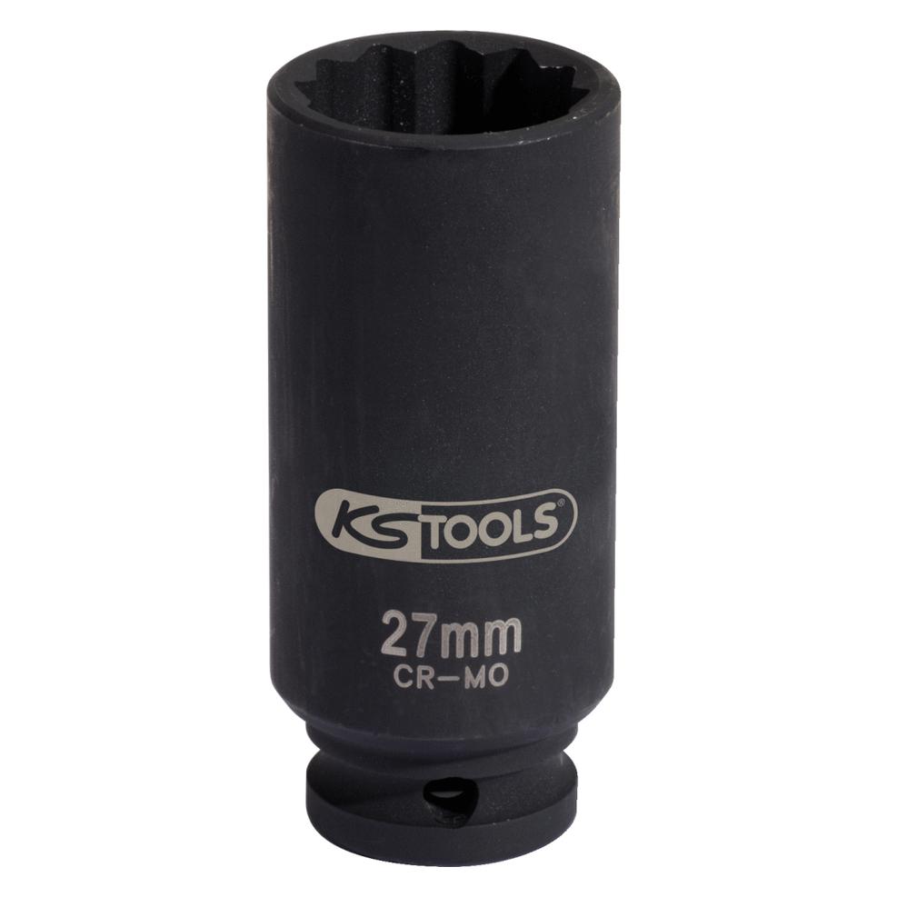 KS Tools 1/2" Spezial-Gelenkwellen-Kraft-Stecknuss, 27mm (27 mm) (150.1703)