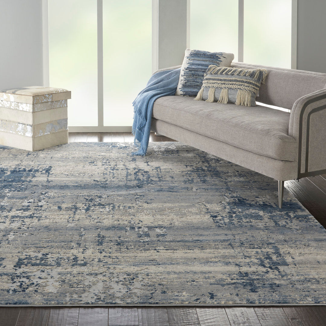 Mistana Giorgi Ivory/Blue Rug Ivory/Blue Rectangle 282 x 389cm
