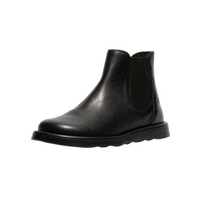 Stiefelette FLY LONDON "Fly London Stiefelette Leder/Textil", Damen, Gr. 42, schwarz, Leder, Textil, Schuhe Stiefelette