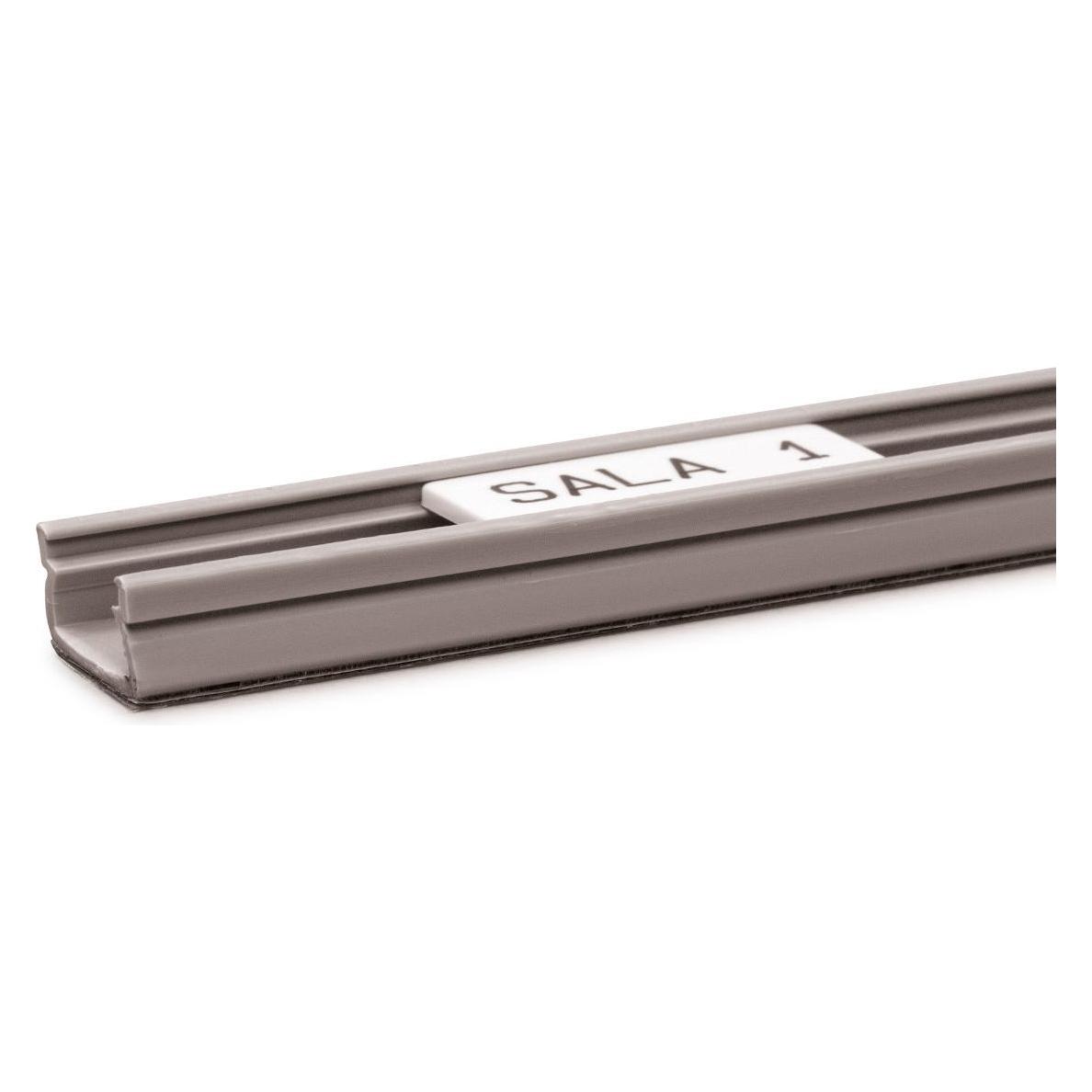 Brady Perforierte 1.000-mm-Schiene für Clip-Kennzeichnungen, H 9 mm, grau (SABI1F)