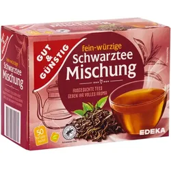 Gut & Günstig schwarzer Tee »Schwarztee-Mischung« 50 Tassenportionen