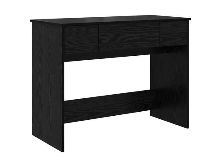 NOUVEAU Table de Cosmétique - Table de cosmétiques avec tiroir - Chêne noir - 100x45x76cm - Anti l'humidité - pour chambre 68555