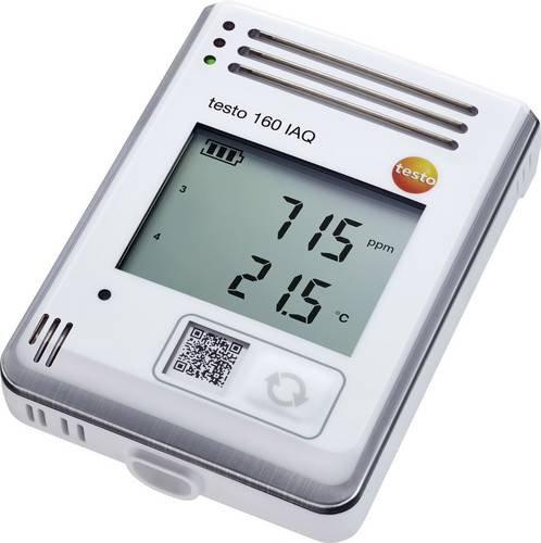 Testo 0572 2014 0572 2014 Multi-Datenlogger Messgröße CO2, Luftdruck, Temperatur, Luftfeuchtigkeit 0 bis +50°C 0 bis 100% rF