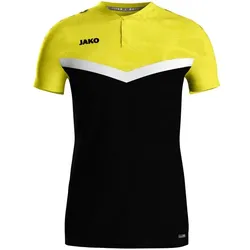 Jako Polo Iconic - schwarz/soft yellow - M