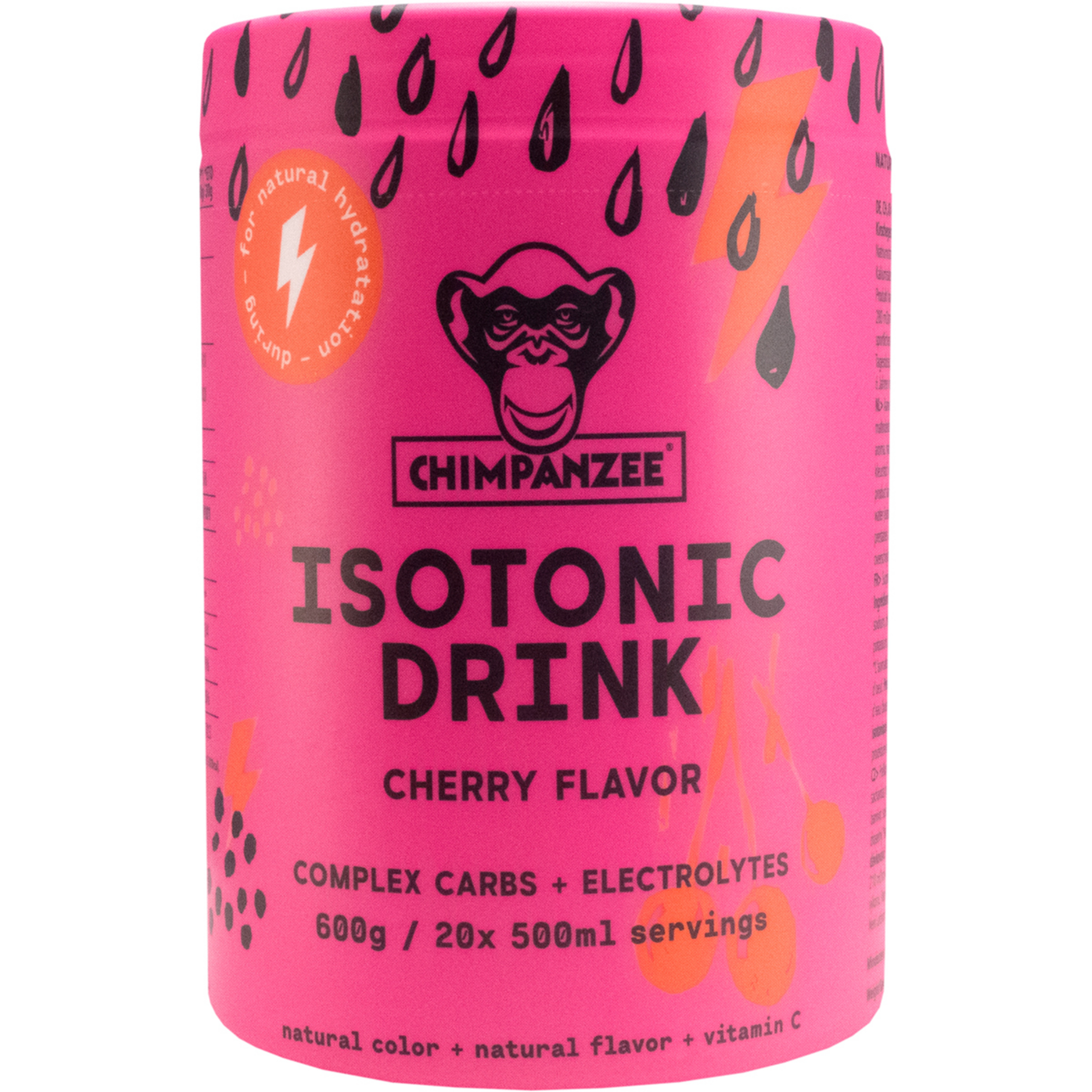 Chimpanzee Energy Drink Getränkepulver pink Größe 600g