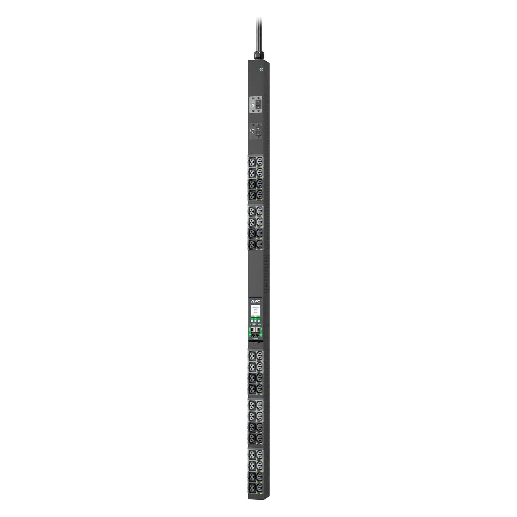 APC NetShelter Rack PDU Advanced Switched Metered Outlet 5.0kW 1PH 208V 30A L6-30P 40 Offline- USV R (APDU10151SM)