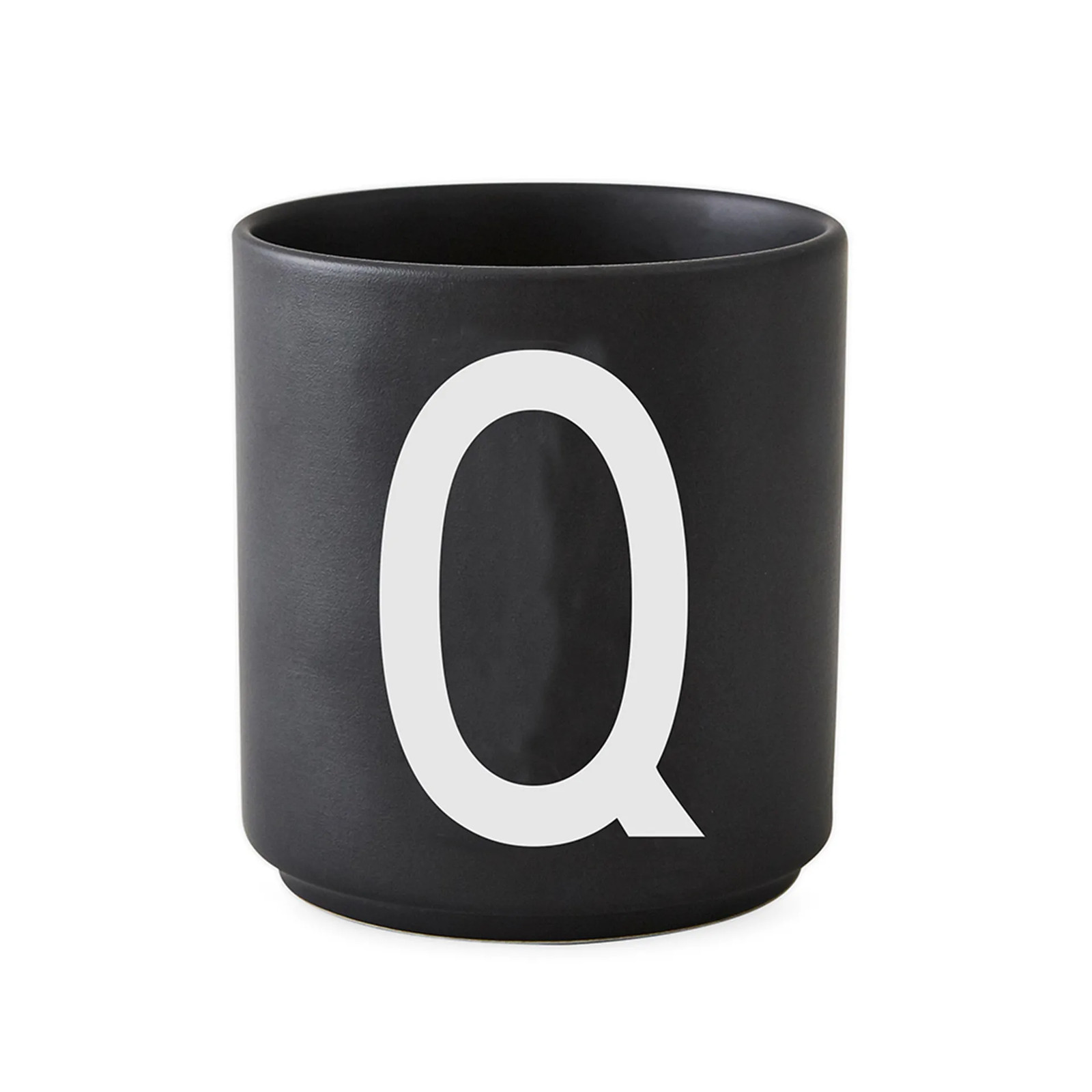 Design Letters keramische beker zwart Q