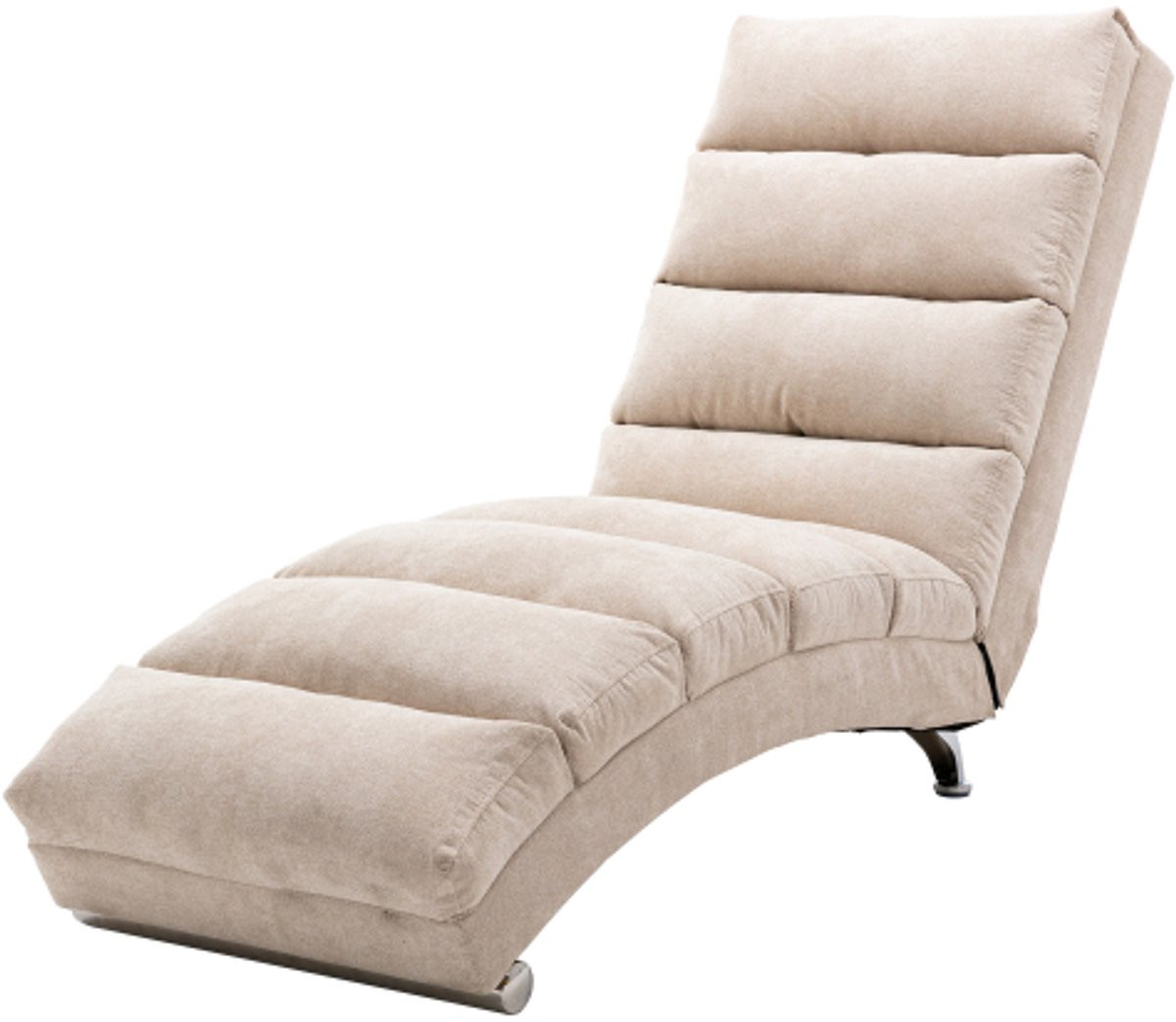 Merkloze Jute Massage Ligstoel met Afstandsbediening, Ergonomische Elektrische Massage Ligstoel met 5 standen, Beige