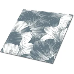 FLIESENAUFKLEBER 9 Stück 30x30 cm selbstklebend Blumen