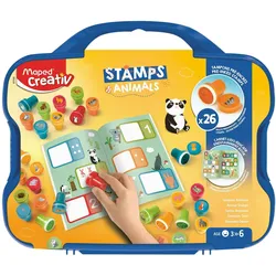 Maped, Stempel, Karton mit 26 Tiermarken