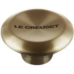 LE CREUSET Deckelknopf Hellgold SIGNATURE - B/H/T ca. 5.70x3.00x5.70