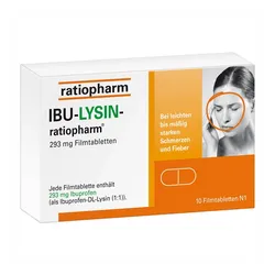Ibu-lysin-ratiopharm 293 mg Filmtablette 10 St