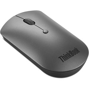 Lenovo Maus ThinkBook Silent Mouse, 4Y50X88824, 3 Tasten, 2400 dpi, kabellos, grau