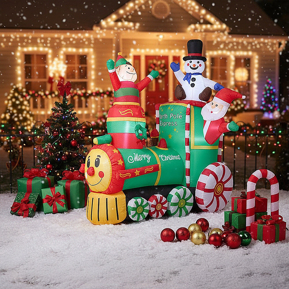The Seasonal Aisle Freestanding Decoration Green 186cm H X 163cm W X 89cm D