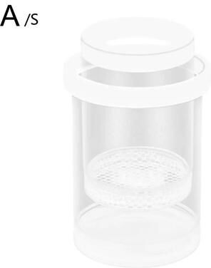 Uplift Essentials Floating Fish Breeding Isolation Box & Aquarium Hatching Incubator white