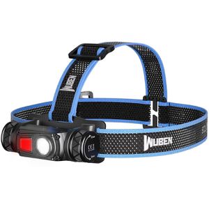 Wuben Stirnlampe H1 LED, wiederaufladbar, 1.200 Lumen, mit Rotlicht, wasserdicht