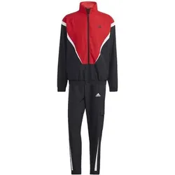 ADIDAS Herren Sportanzug Sportswear Woven Non- (normal & lang), Größe S in Rot Rot