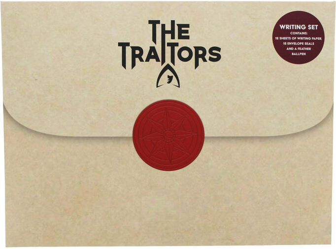 The Traitors Letter Writing Set by Blueprint Collections - Officially Licensed Stationery with 12 Sheets and Embossed Seals