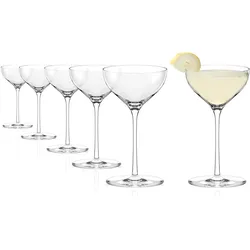 Stölzle 6er Set Kyoto Bar Nick & Nora Glas 190ml, Cocktailgläser, Transparent